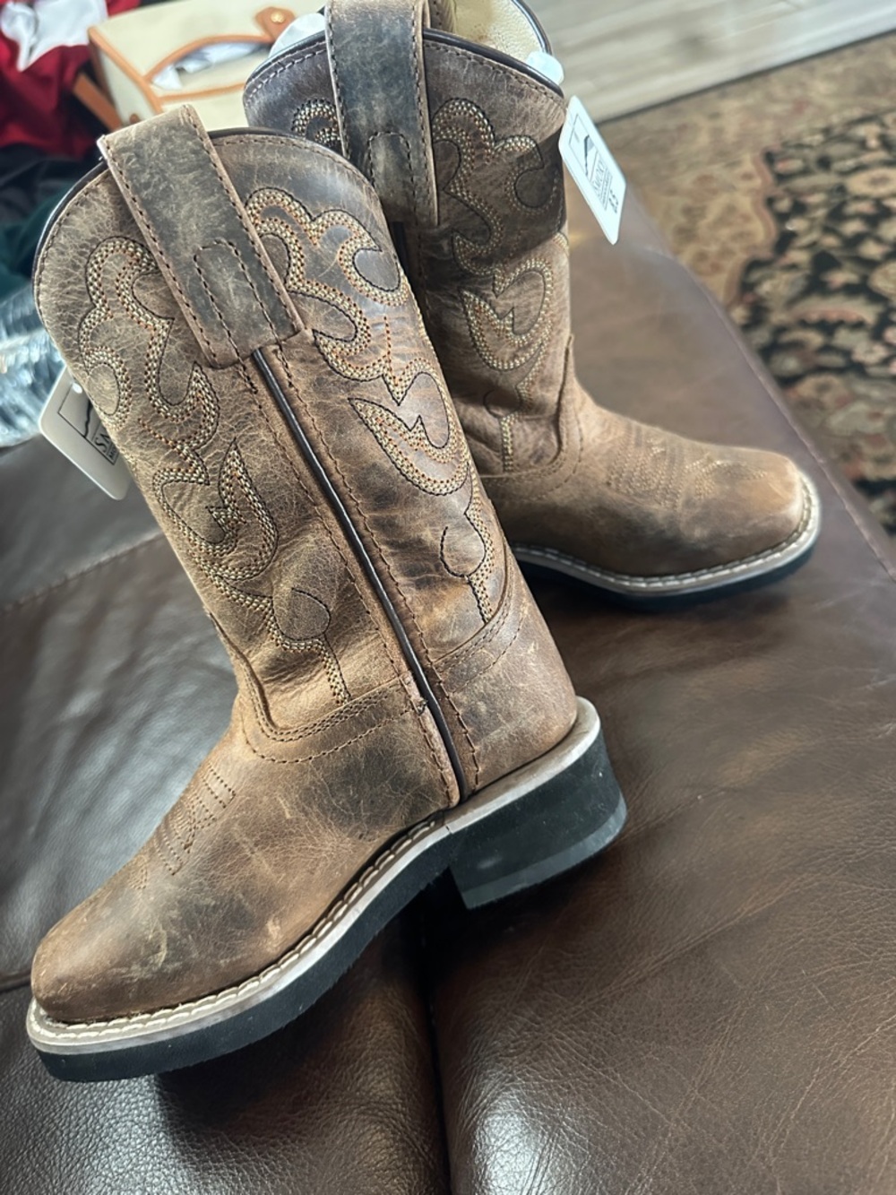 Smoky Mountain Brown Kids Cowboy Boots - Picture 6 of 7